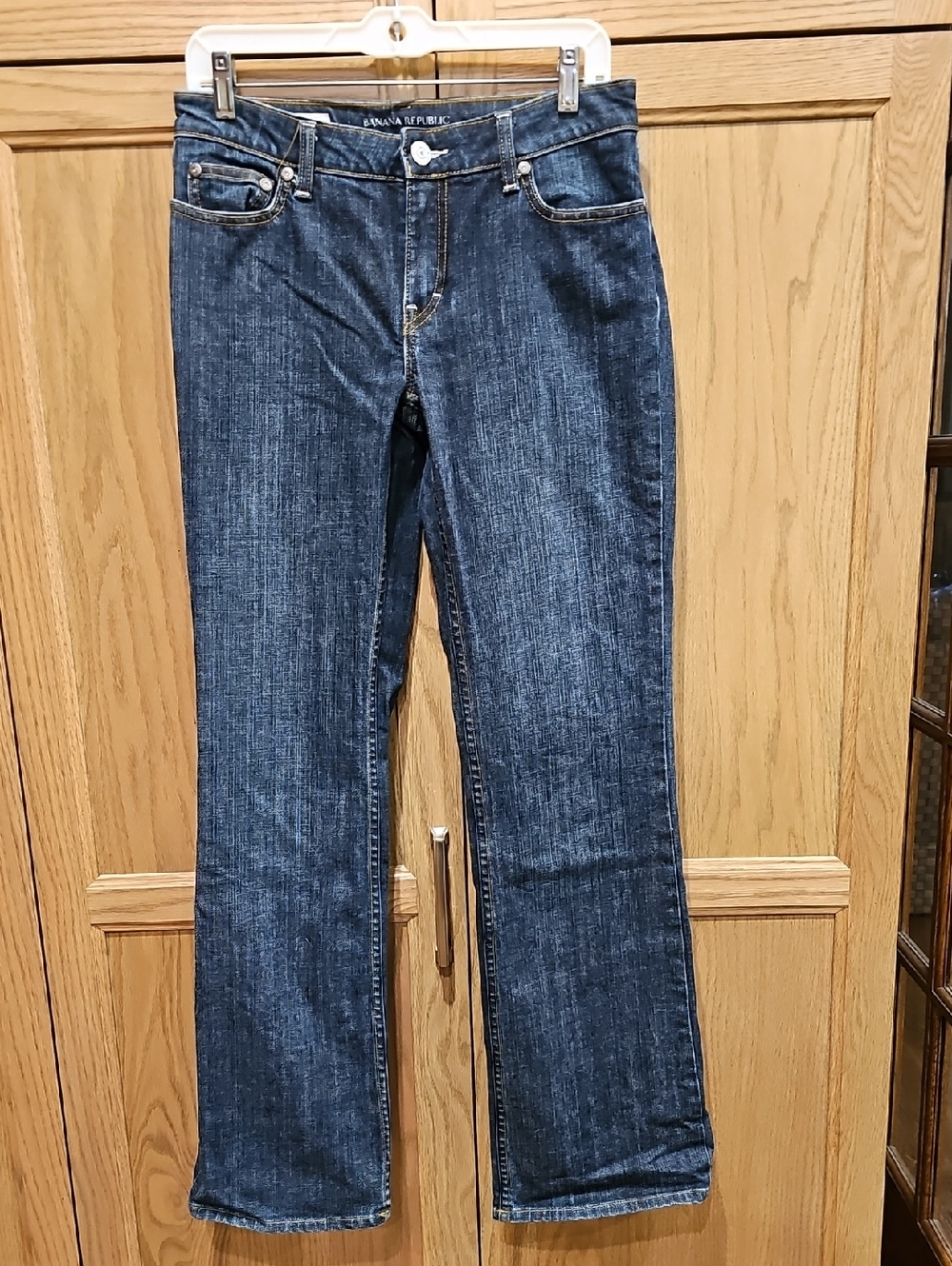 Banana Republic 8 Bootcut Stretch Blue Jeans Y2K 2000s